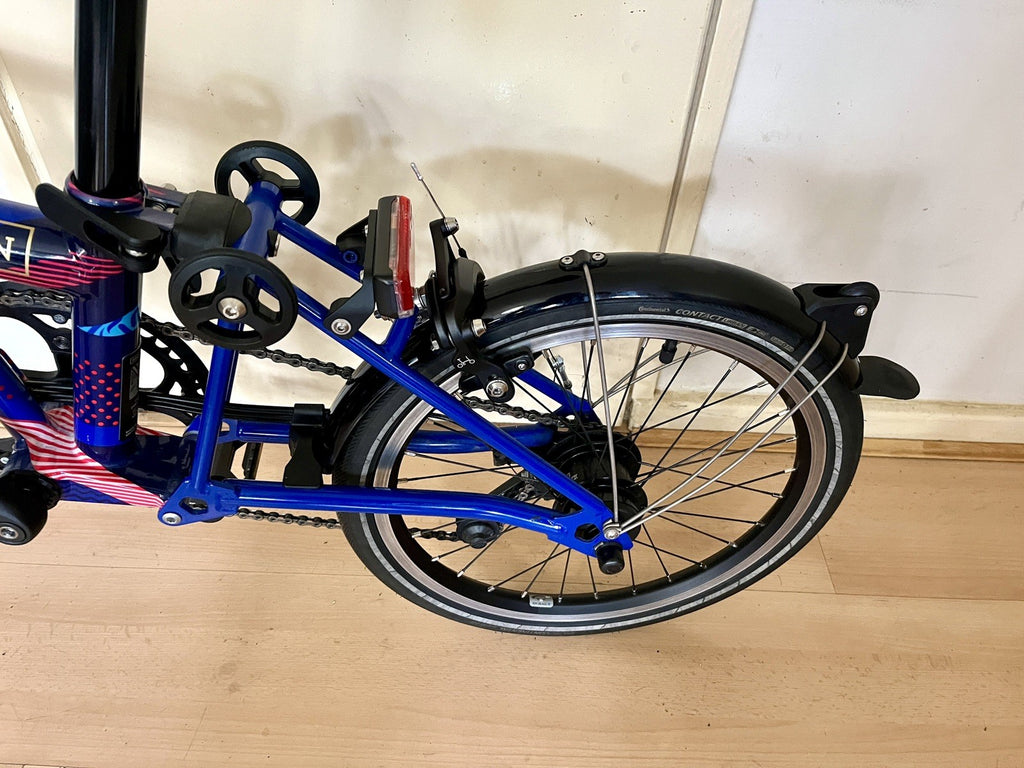 Brompton 2024 Team GB P Line Edition 12 Speed Folding Bike EXC COND