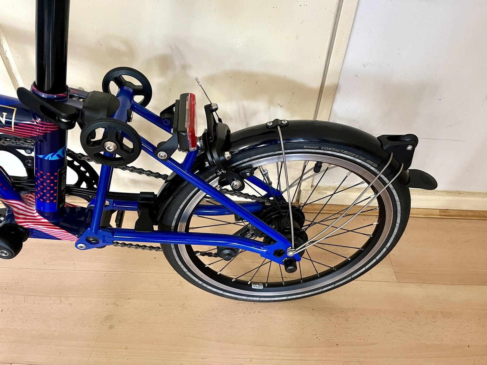 Brompton 2024 Team GB P Line Edition 12 Speed Folding Bike EXC COND