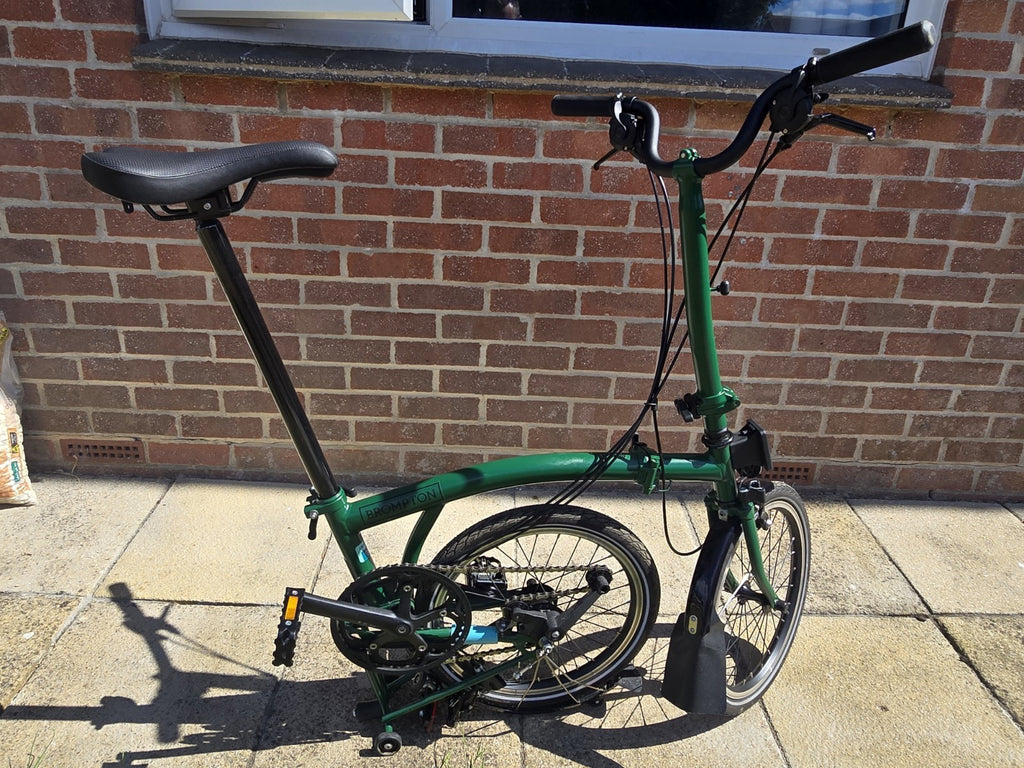 2024 Brompton C Line M6L Racing Green 6 Speed - Folding bike