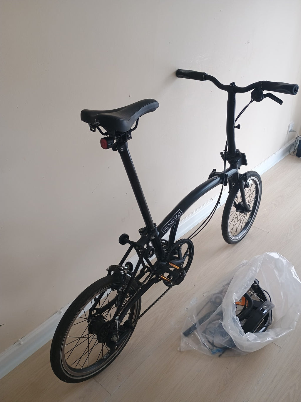 brompton folding bike 6 speed c line