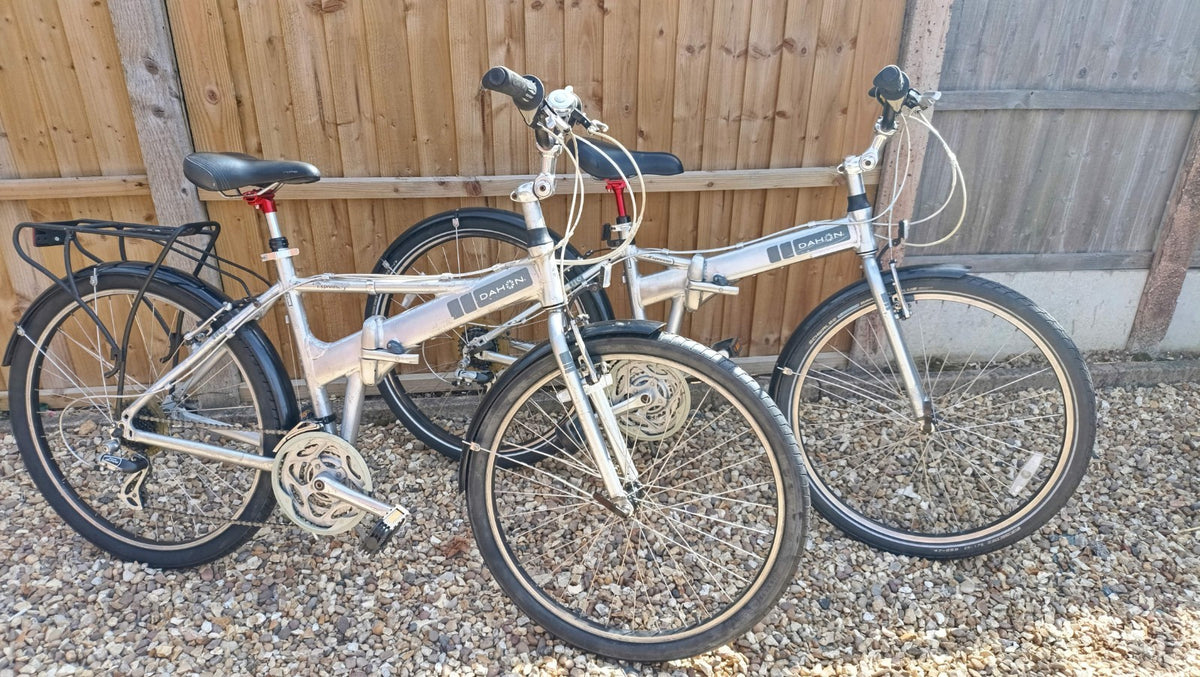 2 X DAHON ESPRESSO FOLDING BIKES