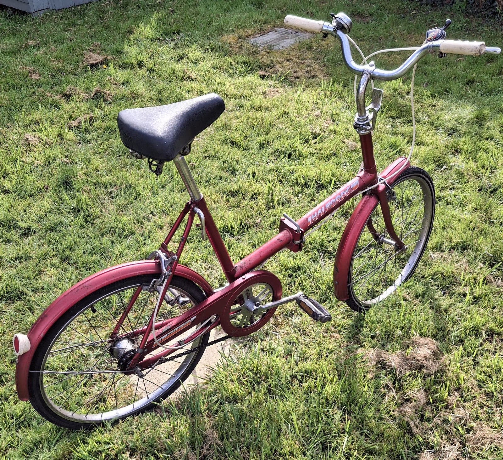 Halfords 80’s Free Wheeler Folding Bike Vintage, collectable, stylish Bicycle