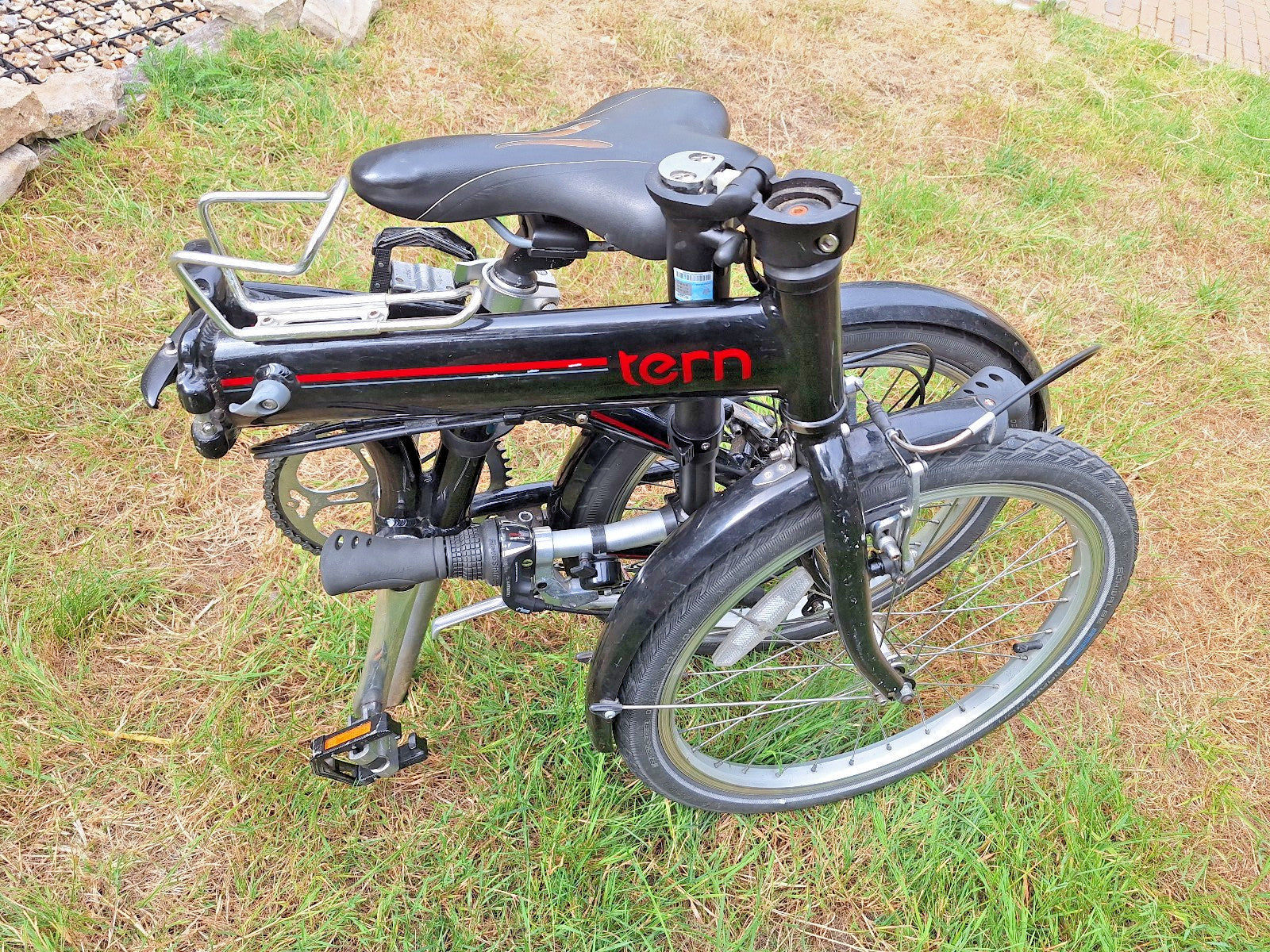 Tern Link B7 Folding Bicycle 20" 7 Speed Black Easy Carry