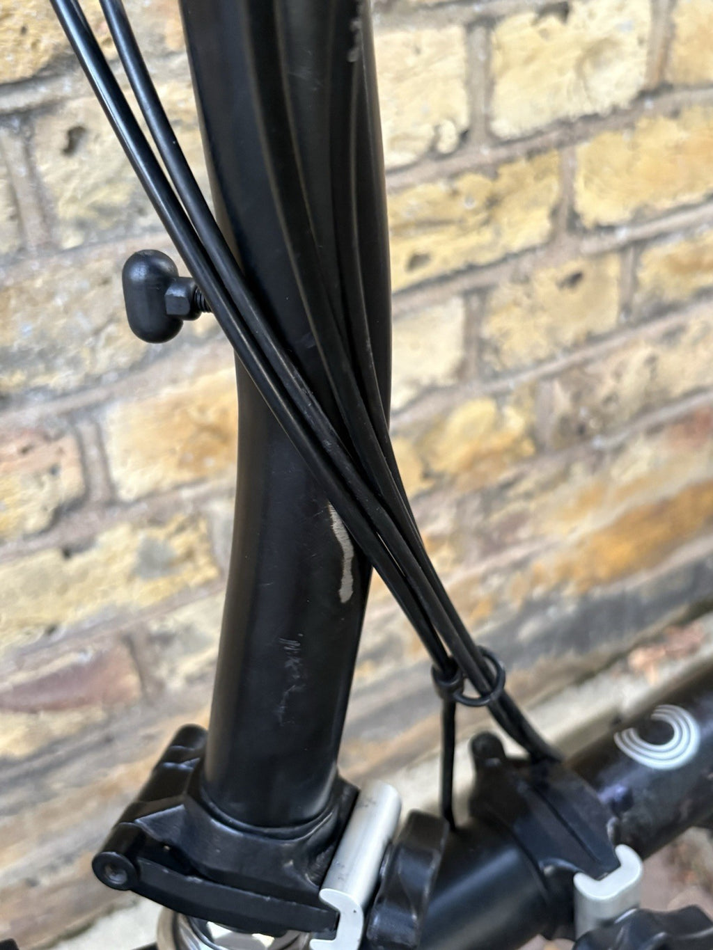 Brompton 2020 Folding Bicycle - S6L - Matte Black With Mudguards - Used