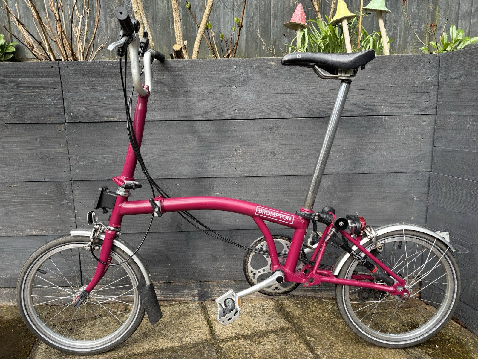 Brompton M6L in Berry Crush Folding bike C Line Equivalent - Leisure Use Only