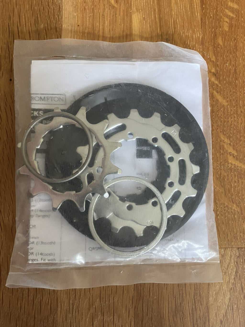Brompton 2 Speed Sprocket Set 9024148 New Sealed 12/16T QRSPRSTACK-BB2