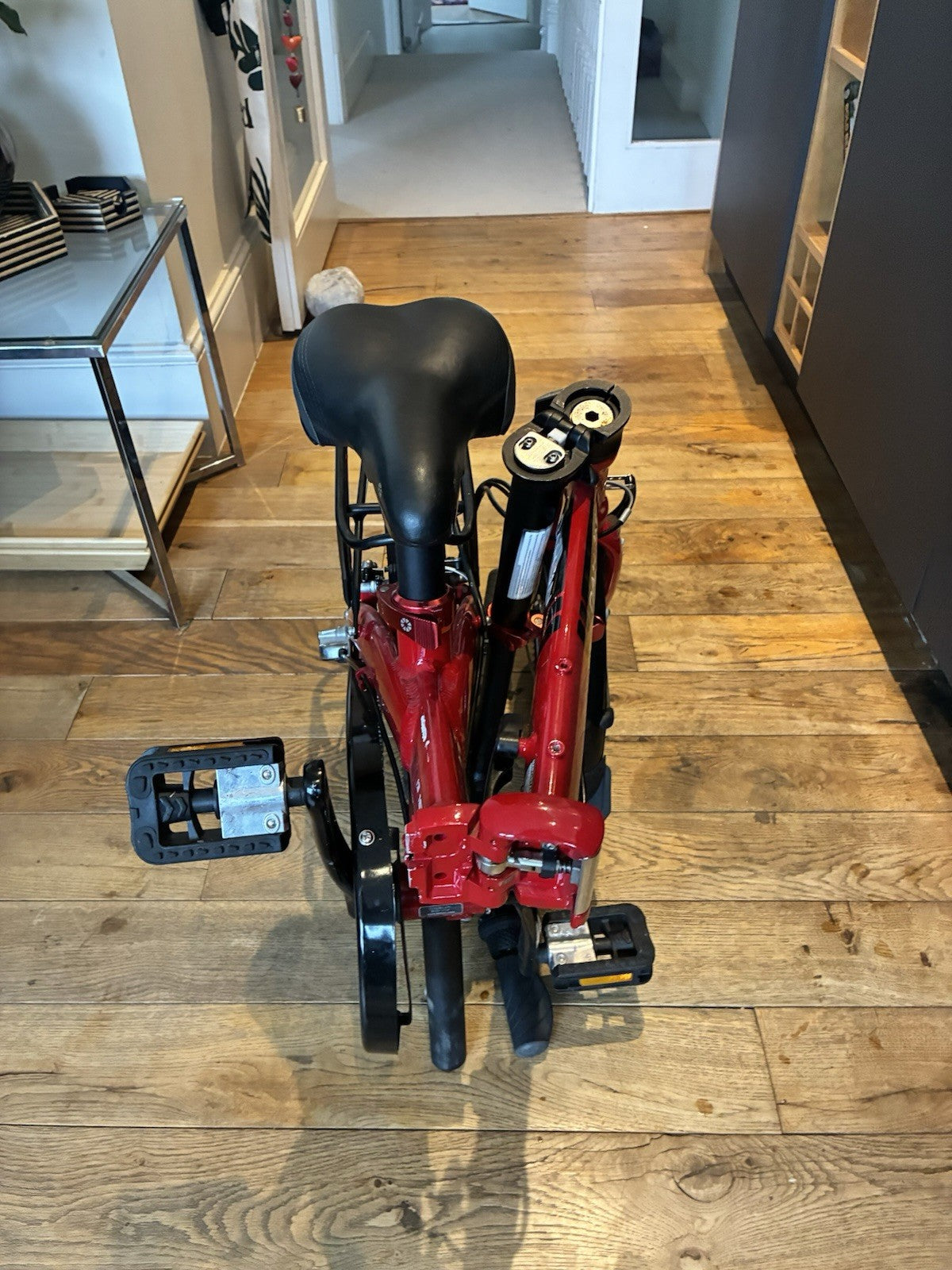 Dahon Curve i3 16in Folding Bike 3-Speed Hub Gears Rack Mudguards Red/Black