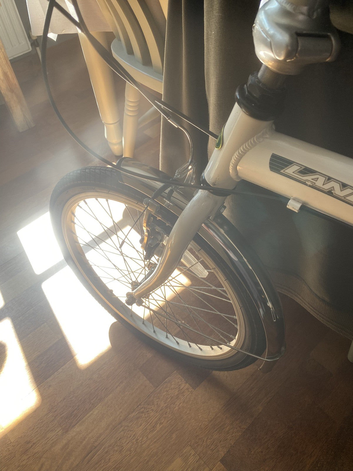Land Rover Folding Bike in white