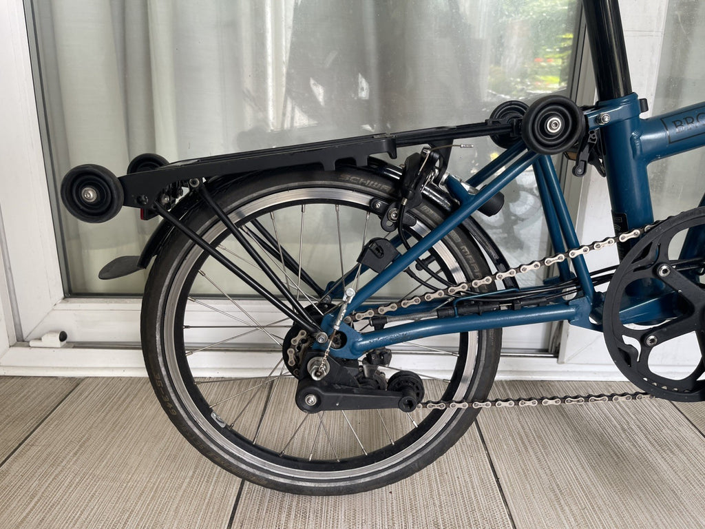 Brompton M6R 2024 C-line Ocean Blue Brooks Saddle MINT CONDITION✅FREE&FAST P&P🚚
