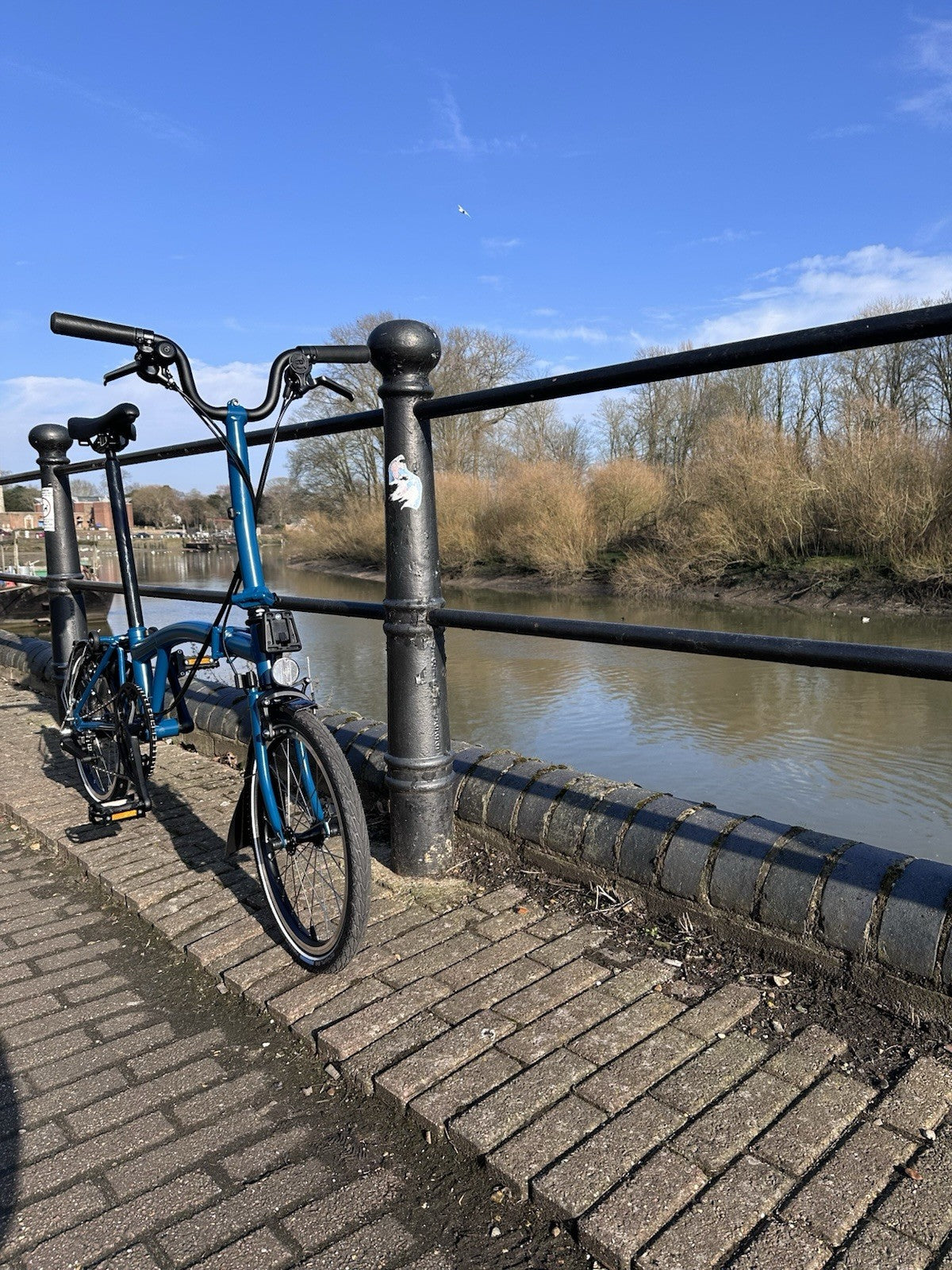 Brompton C Line Explore Mid Handlebar Ocean Blue From 2025 Excellent Condition