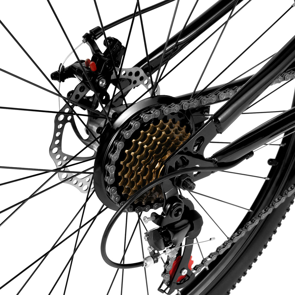 26 inch Folding Bikes Mens Mountain Bike Full Suspension Disc Brake Bicycle
