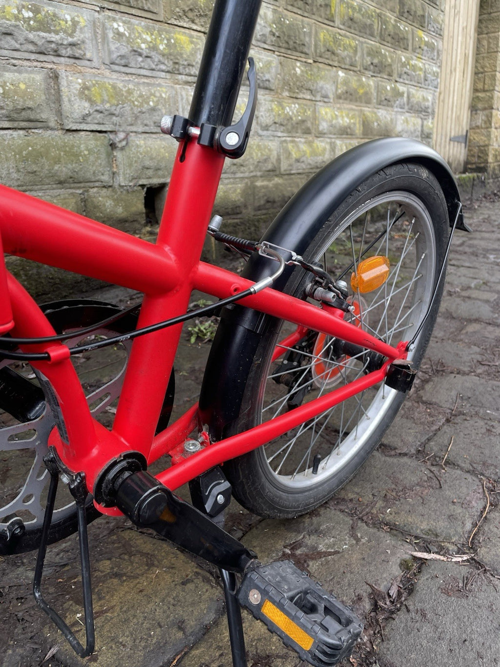 BTwin Tilt 120 Red Folding Bike