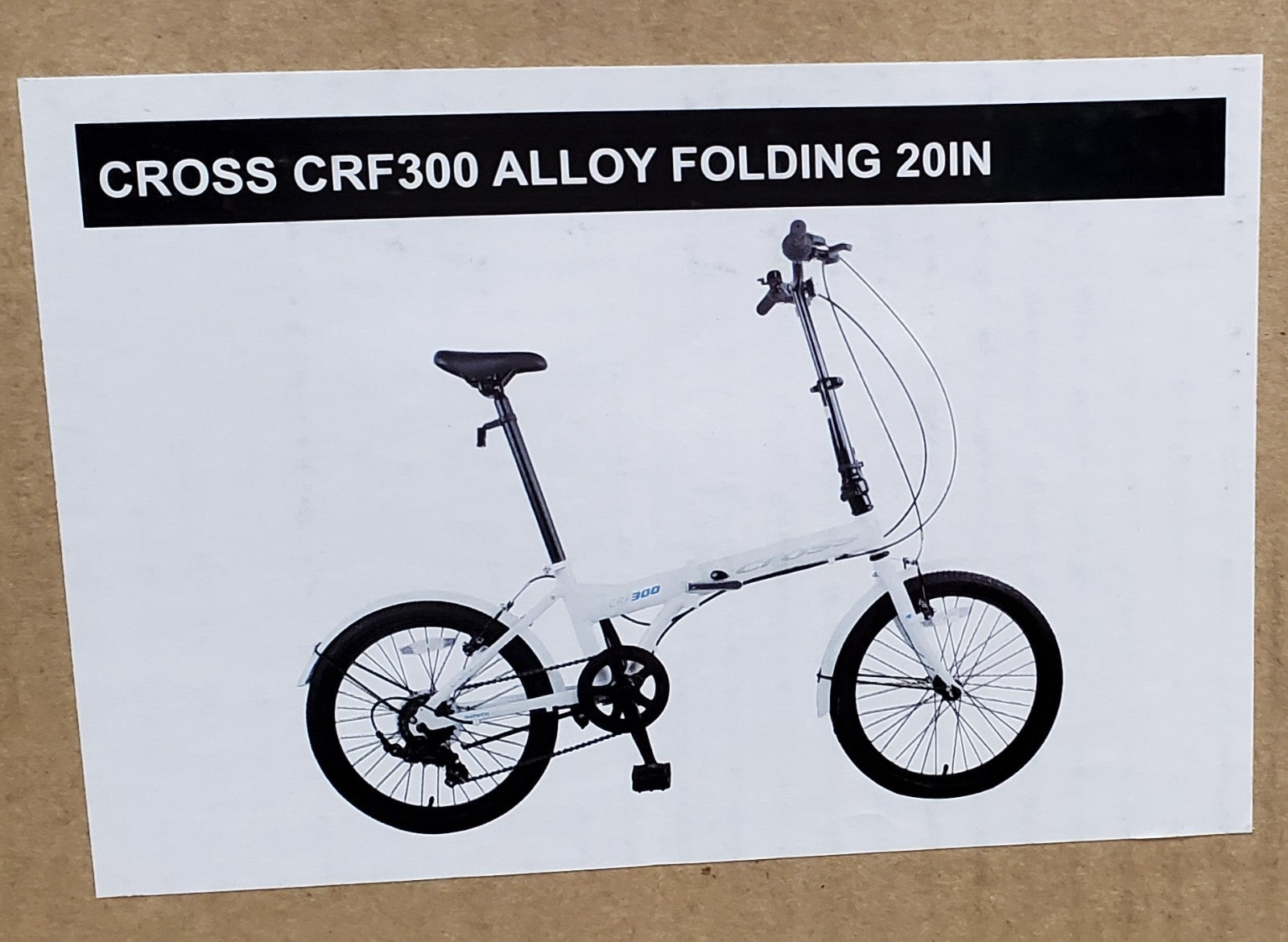 folding bike Cross CRF300 alloy foldind 20 in