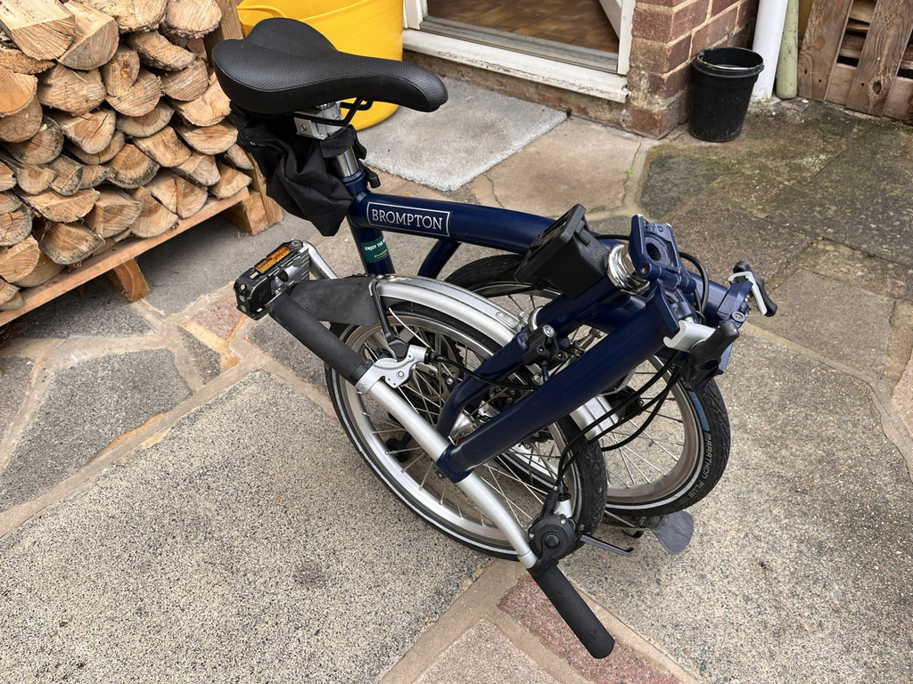 Brompton ML2 Folding Bike Navy Blue 2 Speed, 2017 Model