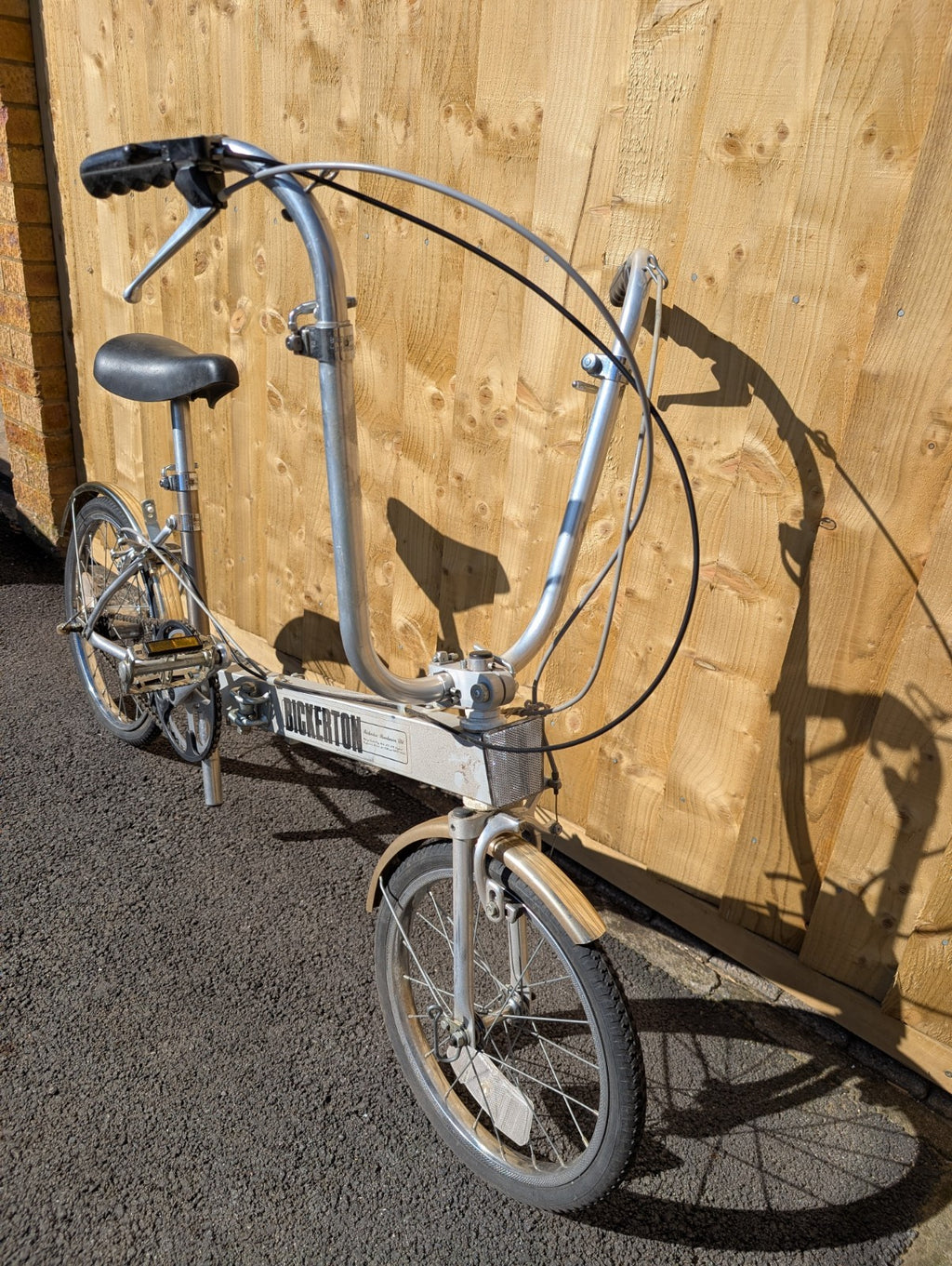 Vintage Bickerton Classic Folding Bike With Original Carrying Bag- Collectible