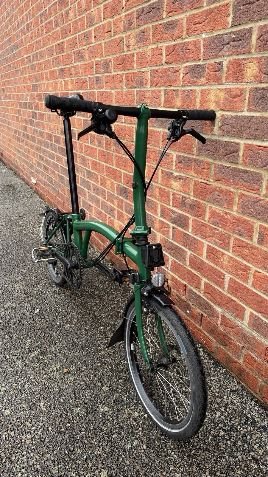 2023 brompton c line 6 speed british racing green