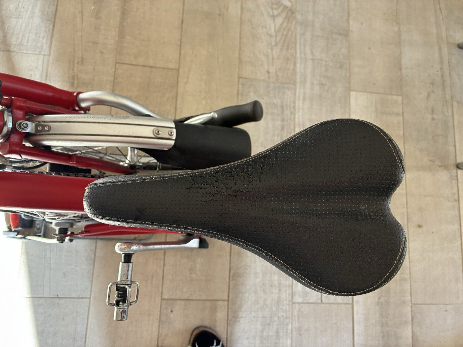Brompton M3L red in good condition and smooth ride