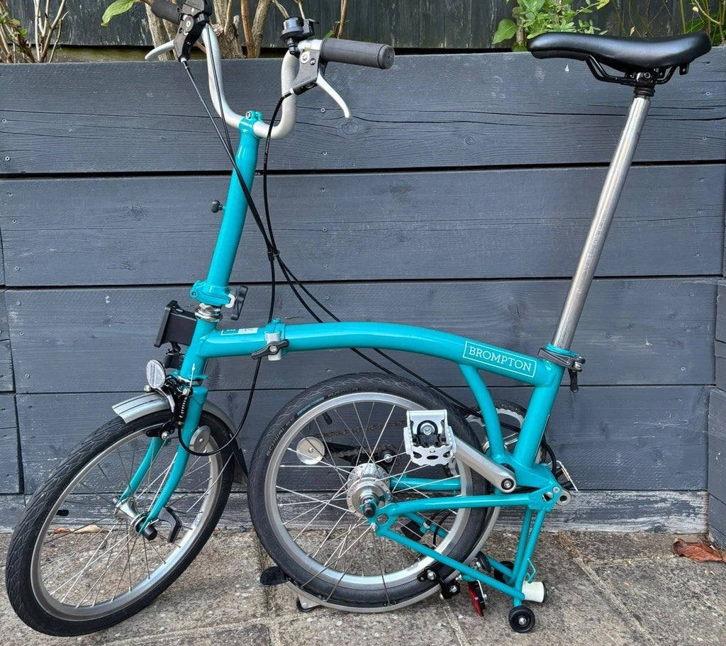 2020 Brompton B75 upgraded to C Line Folding Bicycle 3 Speed - Hardly Used