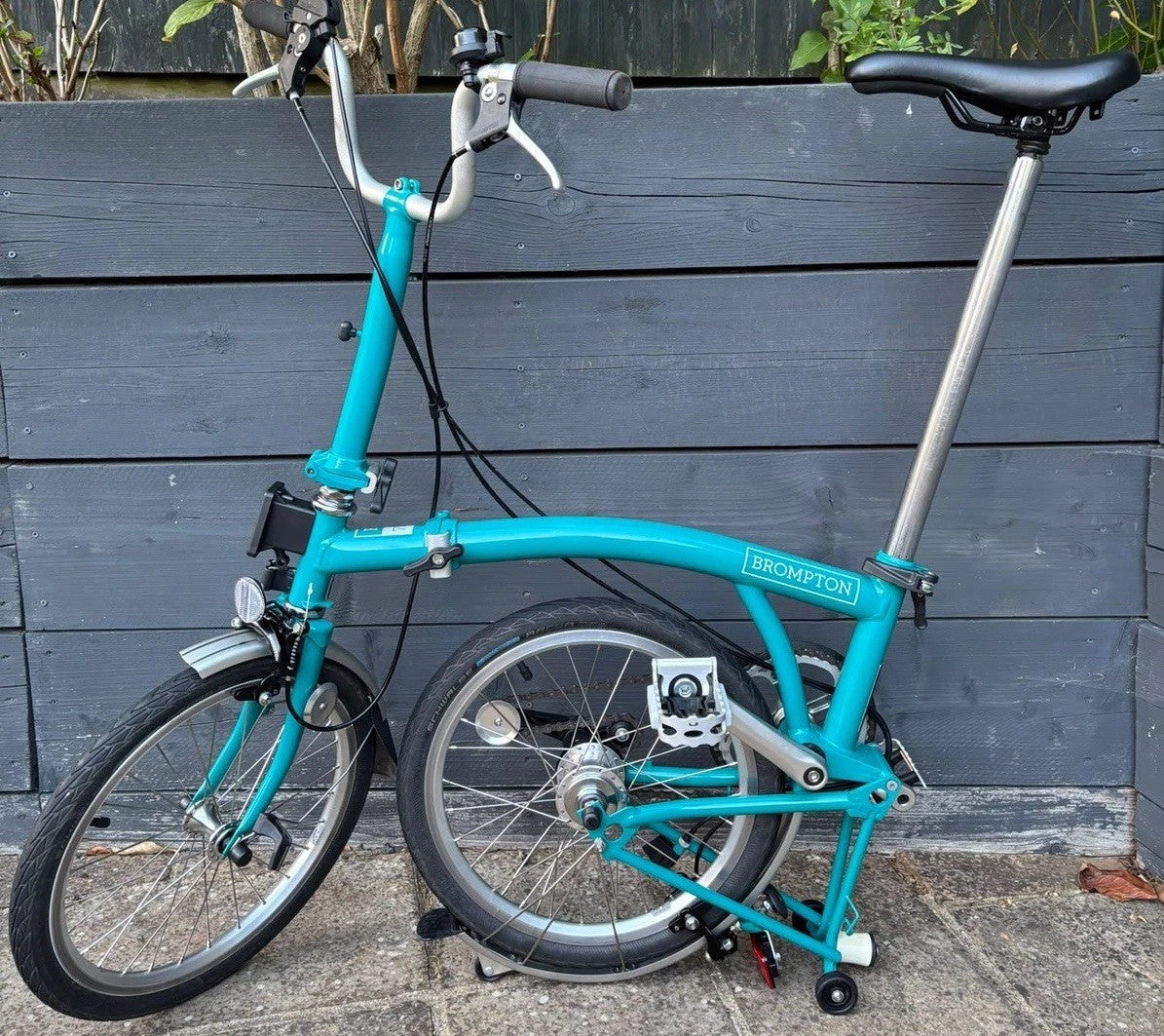 2020 Brompton B75 upgraded to C Line Folding Bicycle 3 Speed - Hardly Used
