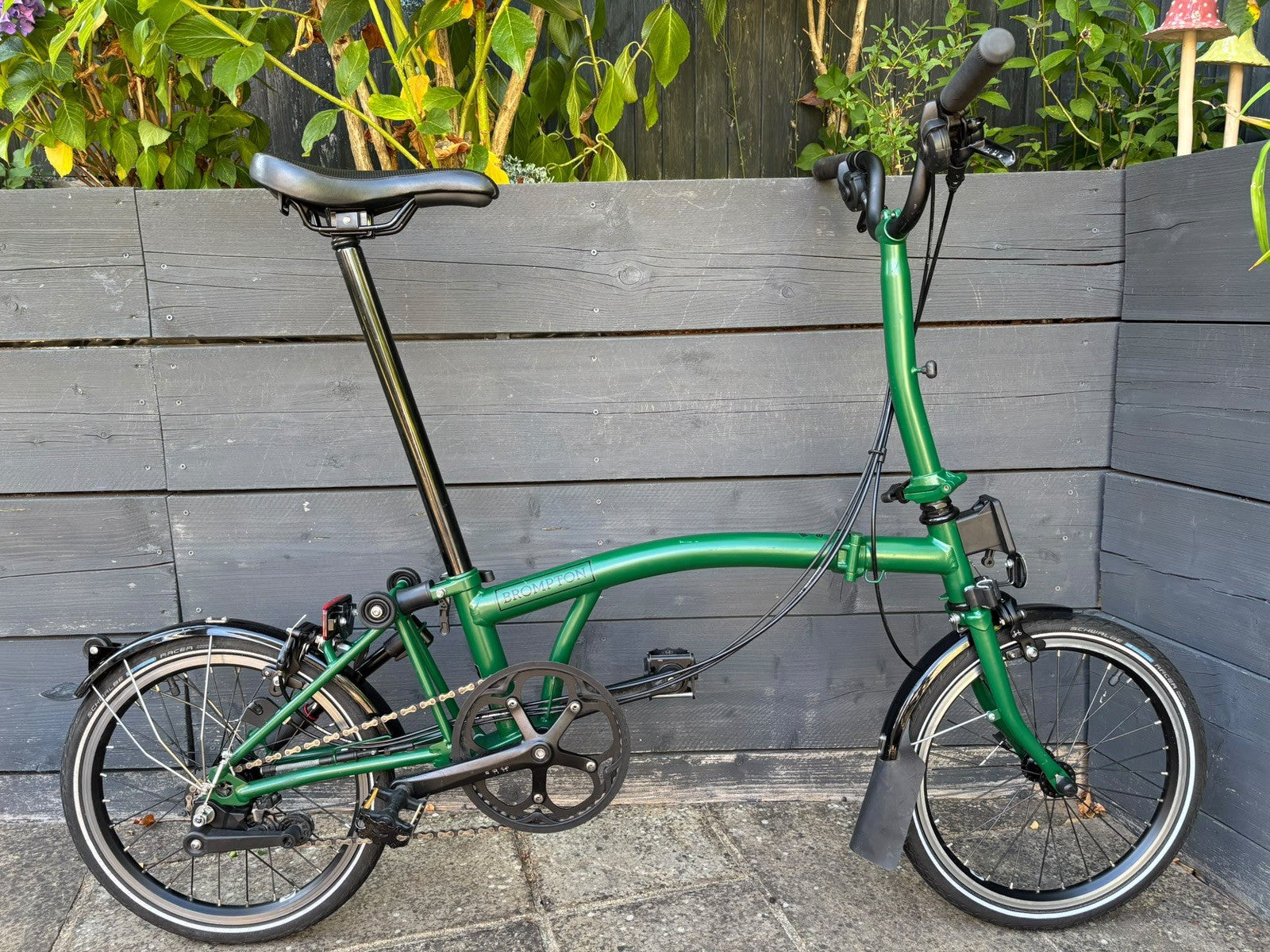 2023 Brompton C Line M6L Black Edition Folding Bicycle 6 Speed - Used Condition