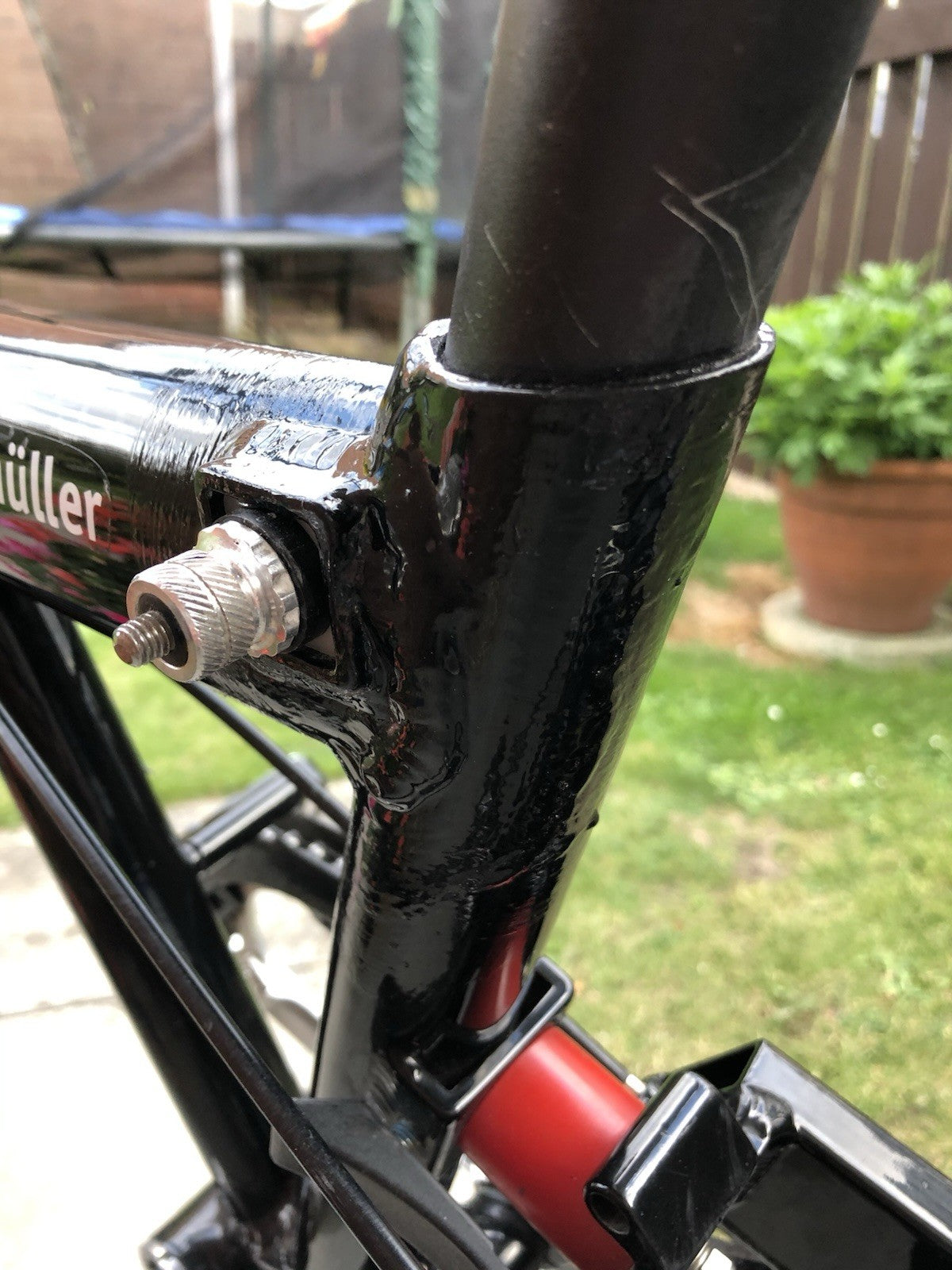 Birdy folding bike.