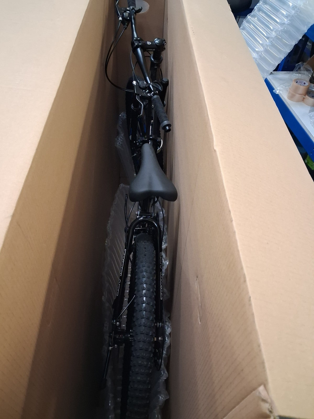 Trioblade 21-Speed 10 Spoke Wheels Foldable Mountain Bike 16" Frame Black (Dent)