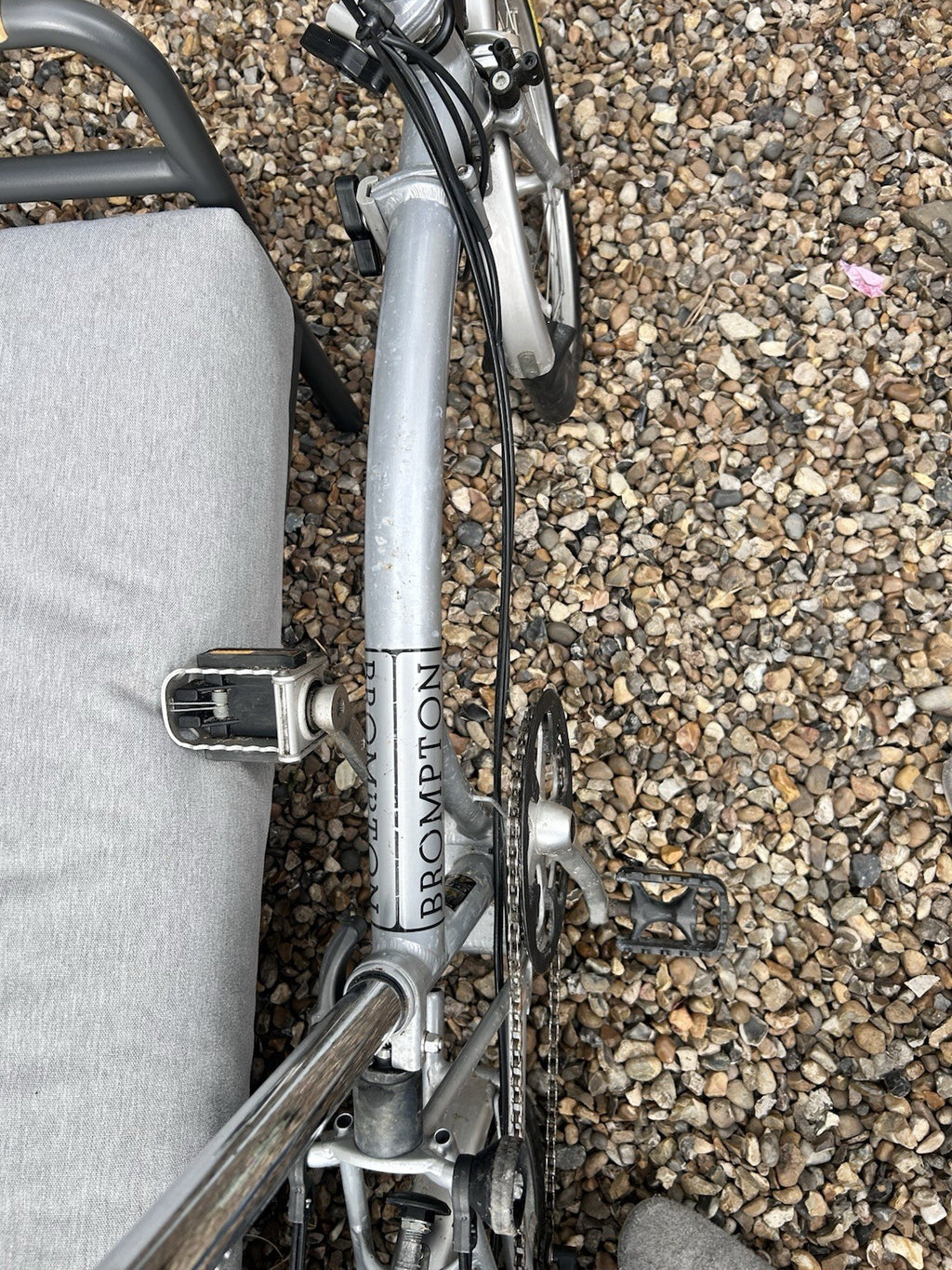 Brompton Vintage Bike Original Collectible silver 5 Speed