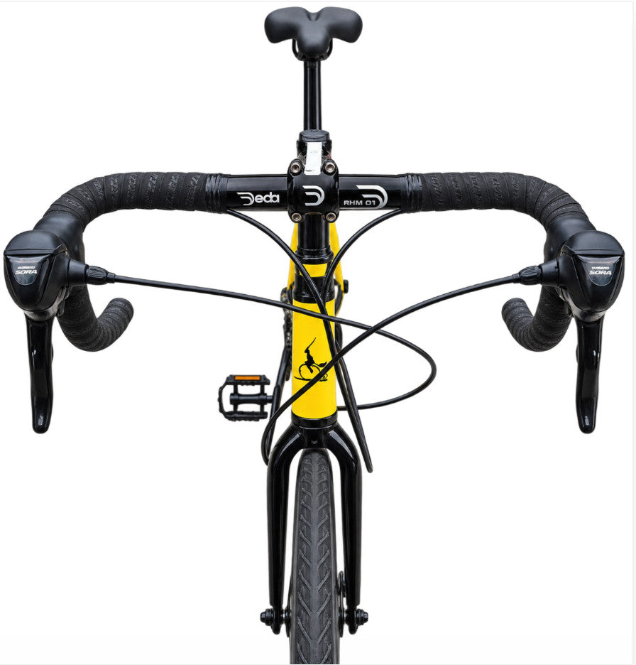 Airnimal Joey Explore Drop - 24” Folding Bike – Custom Yellow