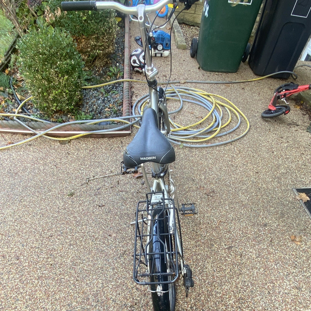 Lombardo Folding Bike – Silver, Good Condition