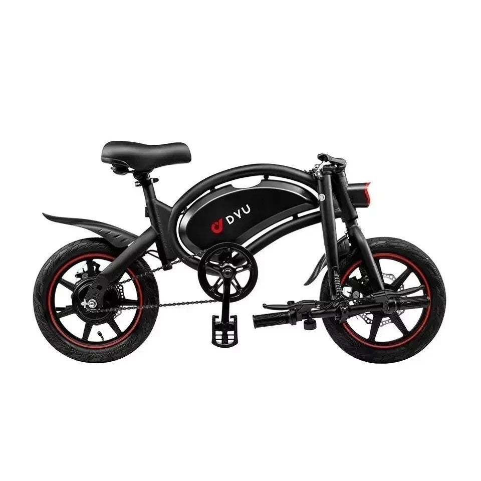 DYU D3F 14" Folding E -  Bike 250-W 36-V 10/Ah E- Bike E- City Bike 25km/h 50km