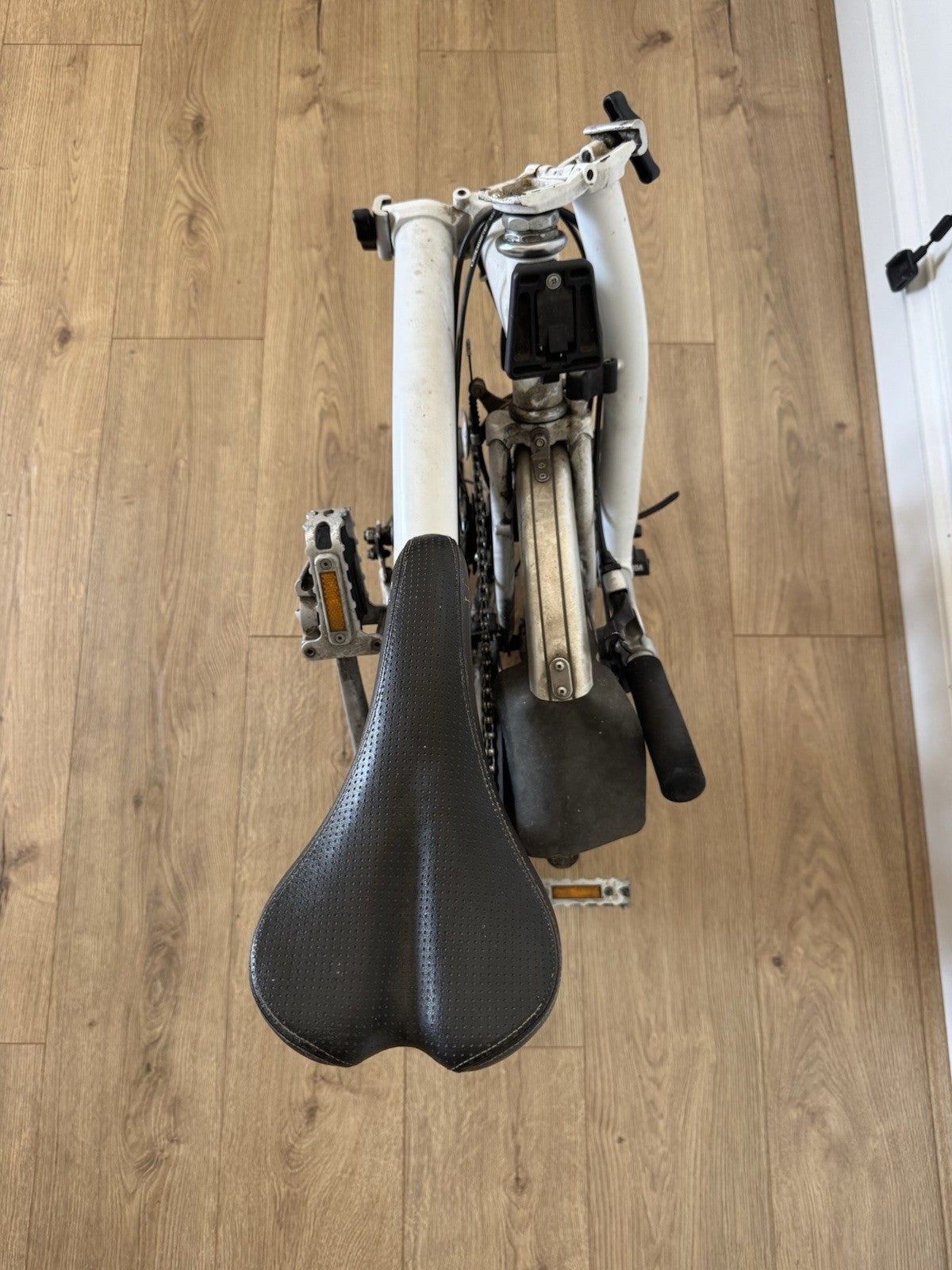 Brompton Folding Bike A line 3-Speed, White