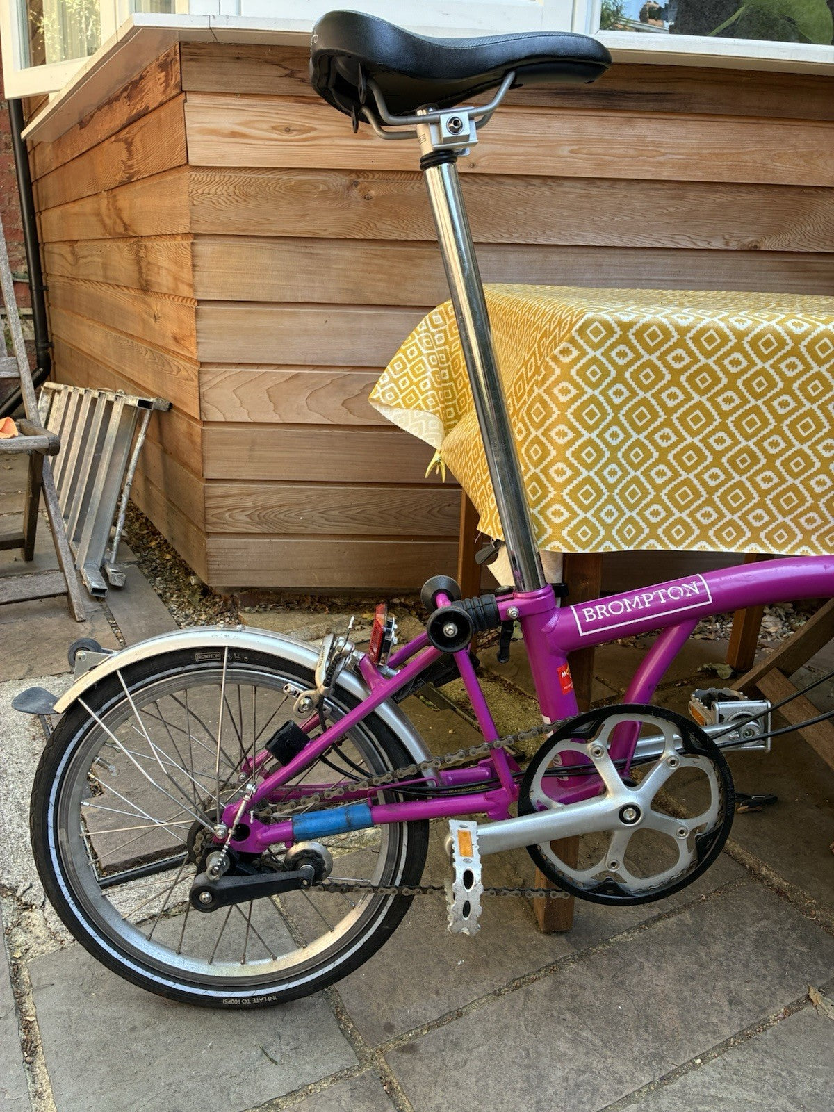 Brompton Folding Bike 3-Speed Limited Addition ‘ Berry Crush’ Little Used