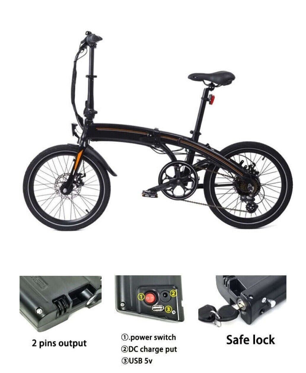 Faltrad FR18 Folding Electric Bike Replacement Battery