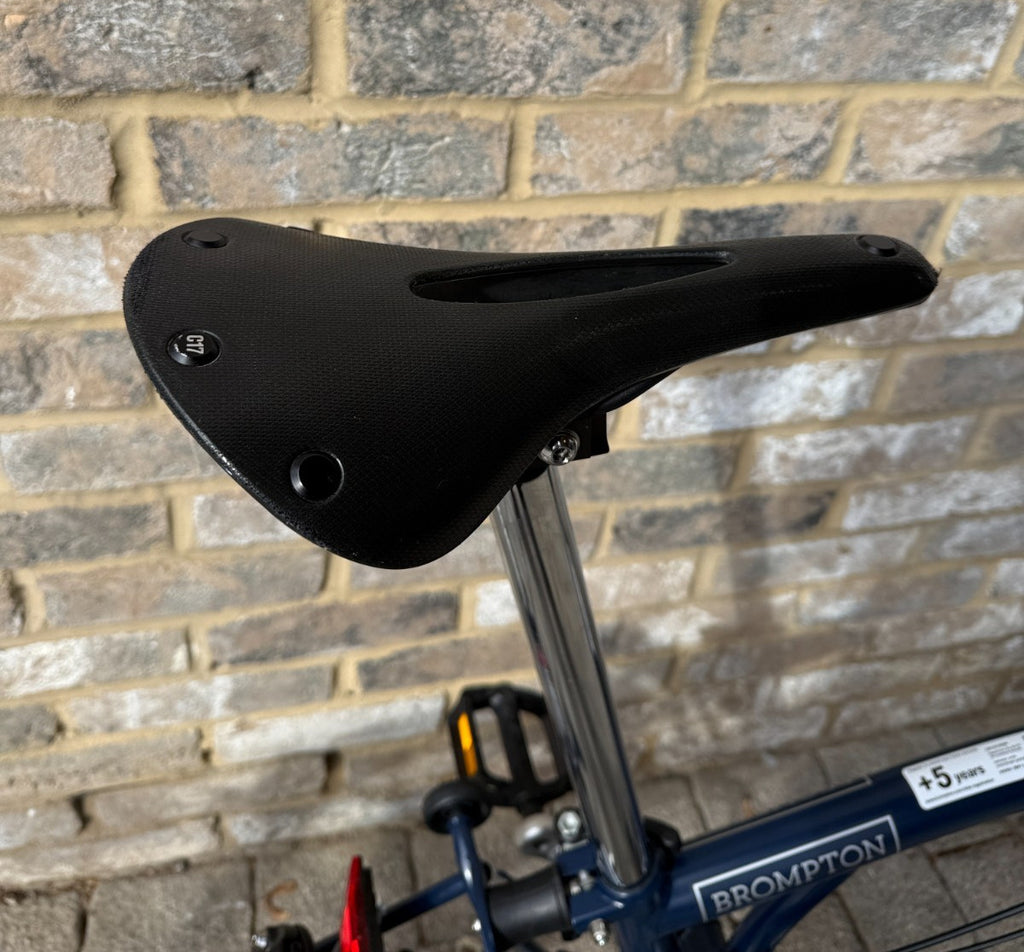 Brompton Tempest Blue 3 Speed Mid C Line M3L - Great Condition - World Shipping