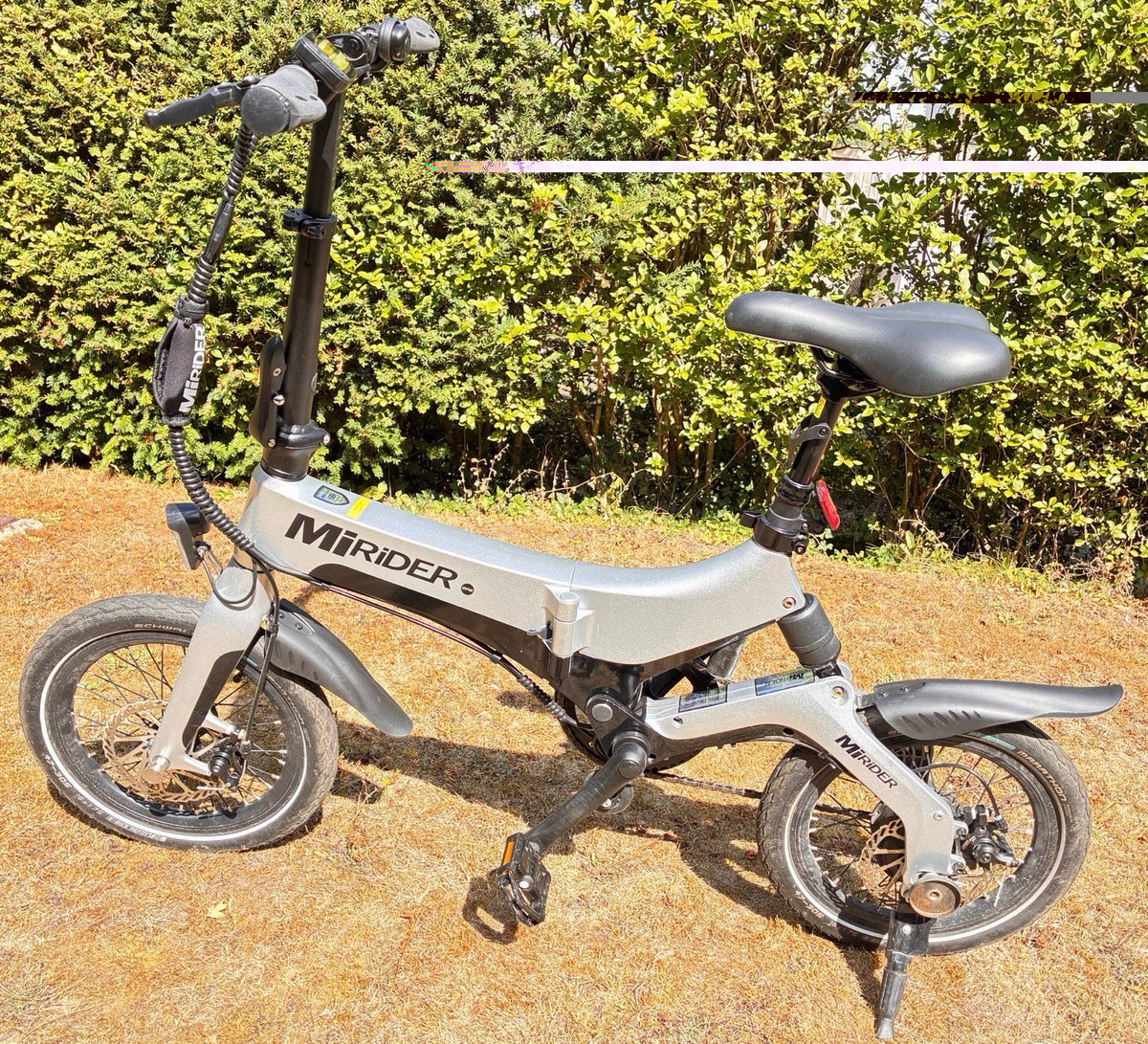 Mirider Folding Bike Silver