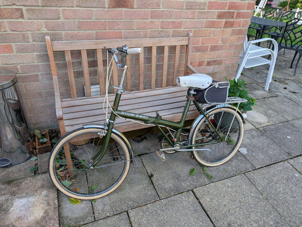 Raleigh Stowaway Twenty  Shopper bike folding bike 1977 good original survivor