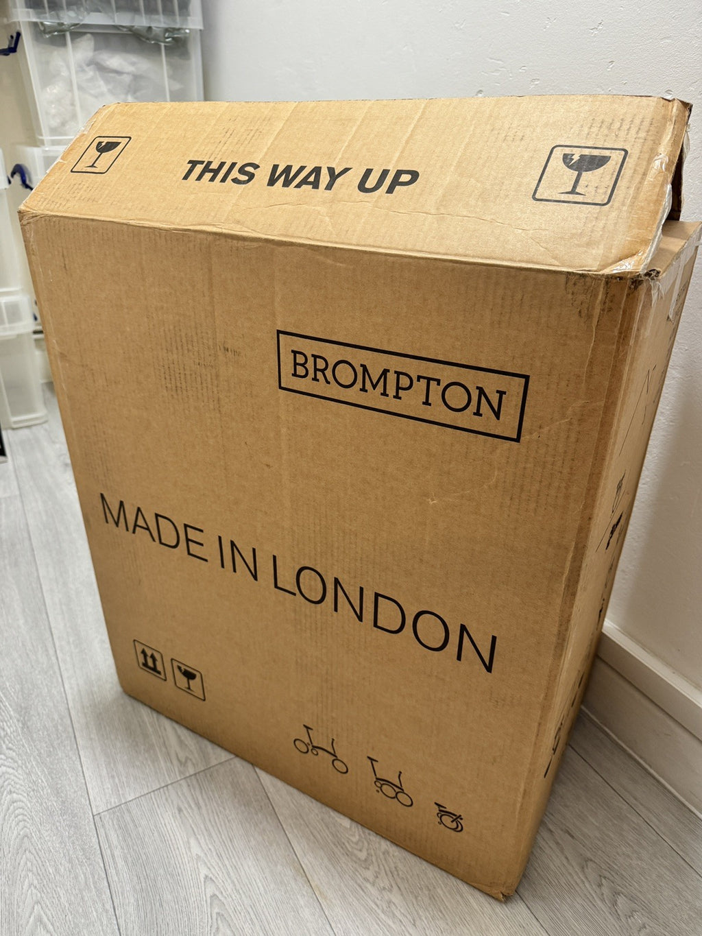 Brompton Electric P Line Urban Mid Handle Bar Folding    Midnight Bike - Black