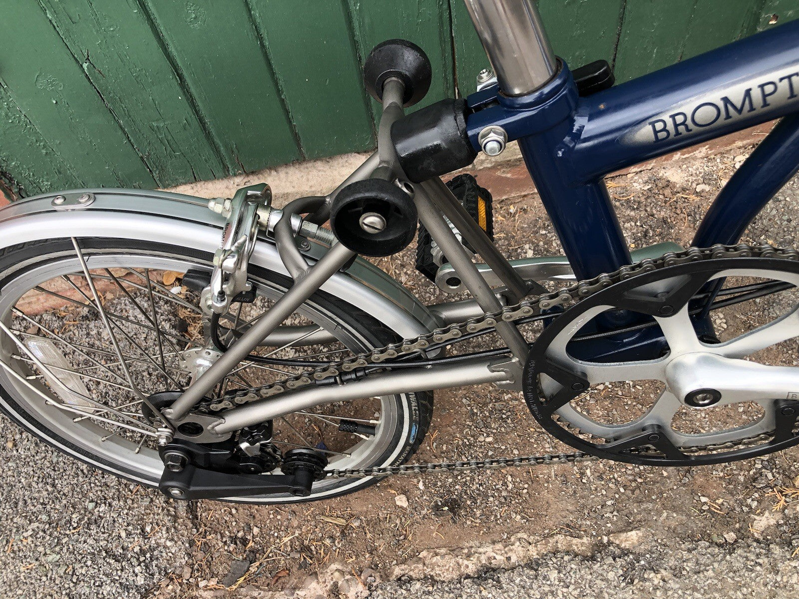 BROMPTON SUPERLIGHT - TITANIUM REAR TRIANGLE AND FORK - 2 Speed