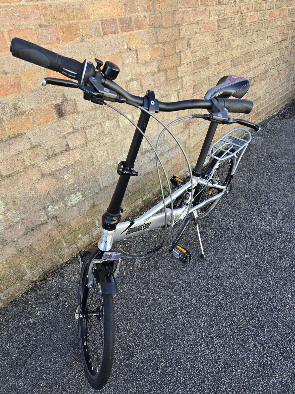Dahon Helios Metro Vintage Folding Aluminium Push Bike Silver, Circa 1999