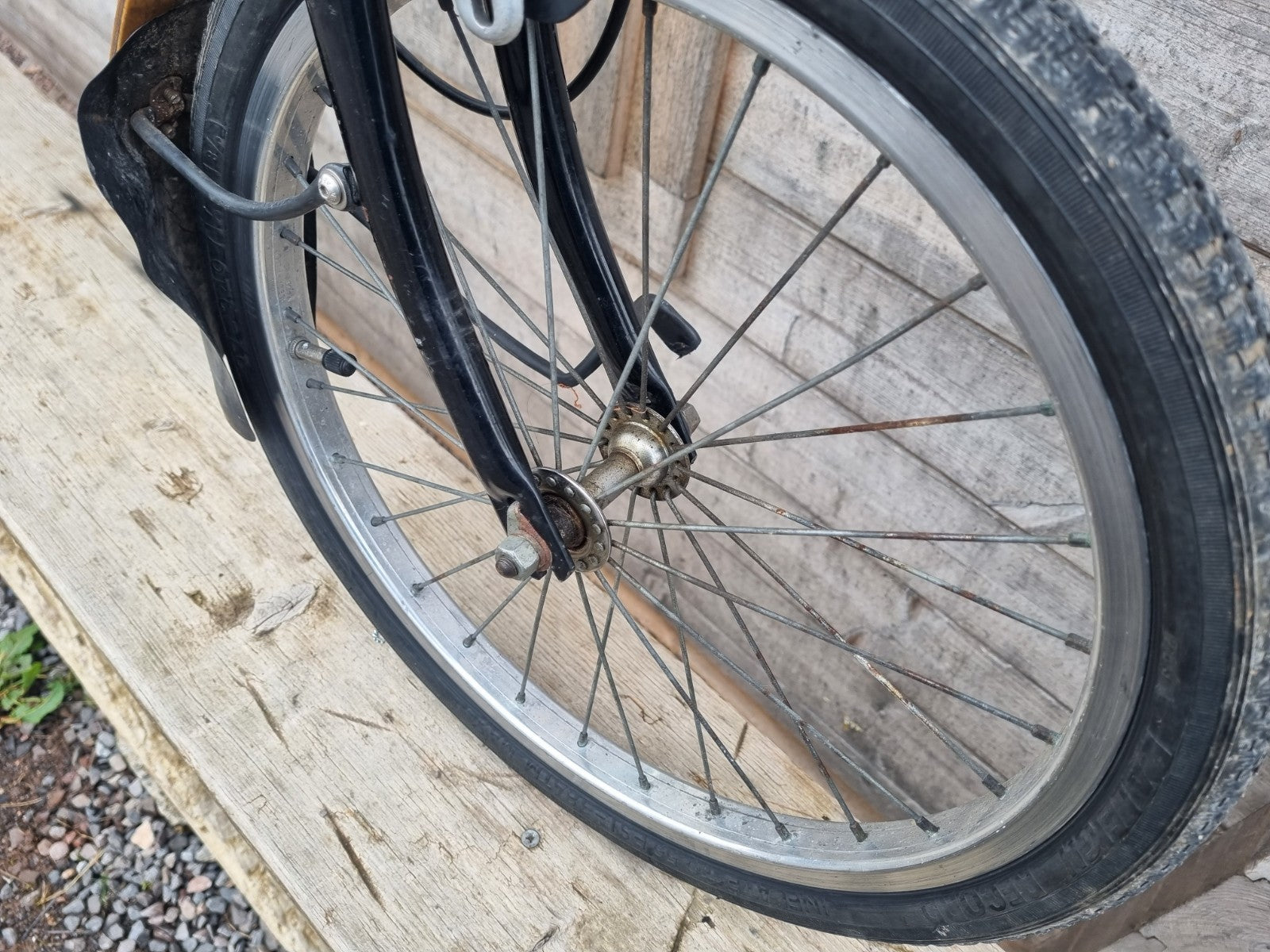 Brompton red, 7 speed