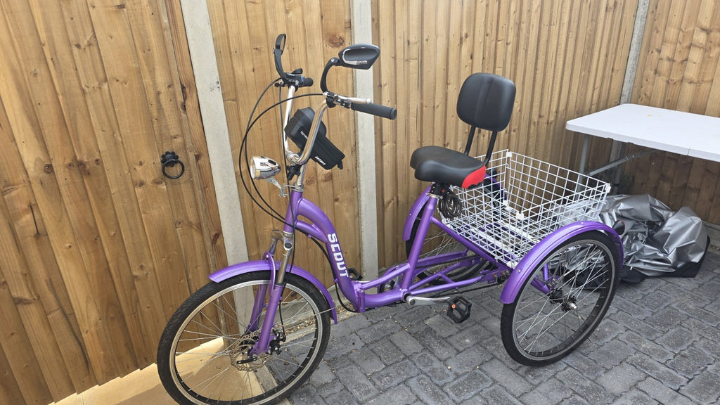Scout Trike Bike Foldable With Rear Basket