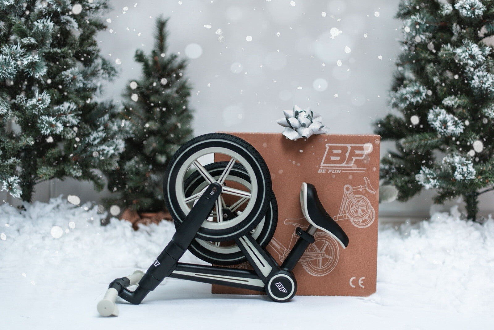 Be Fun Compact Folding Balance Bike - Everglade GREY