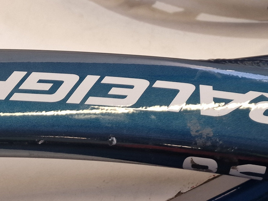Raleigh 2019 Evo Alloy Folding Bike 20" Wheel - Blue Green (Damaged/No Cover)
