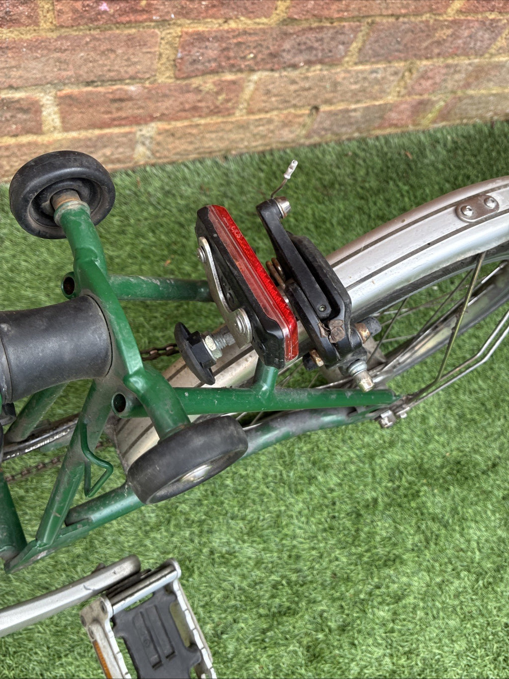 Brompton folding bike, 6 speed, British racing Green, See Description