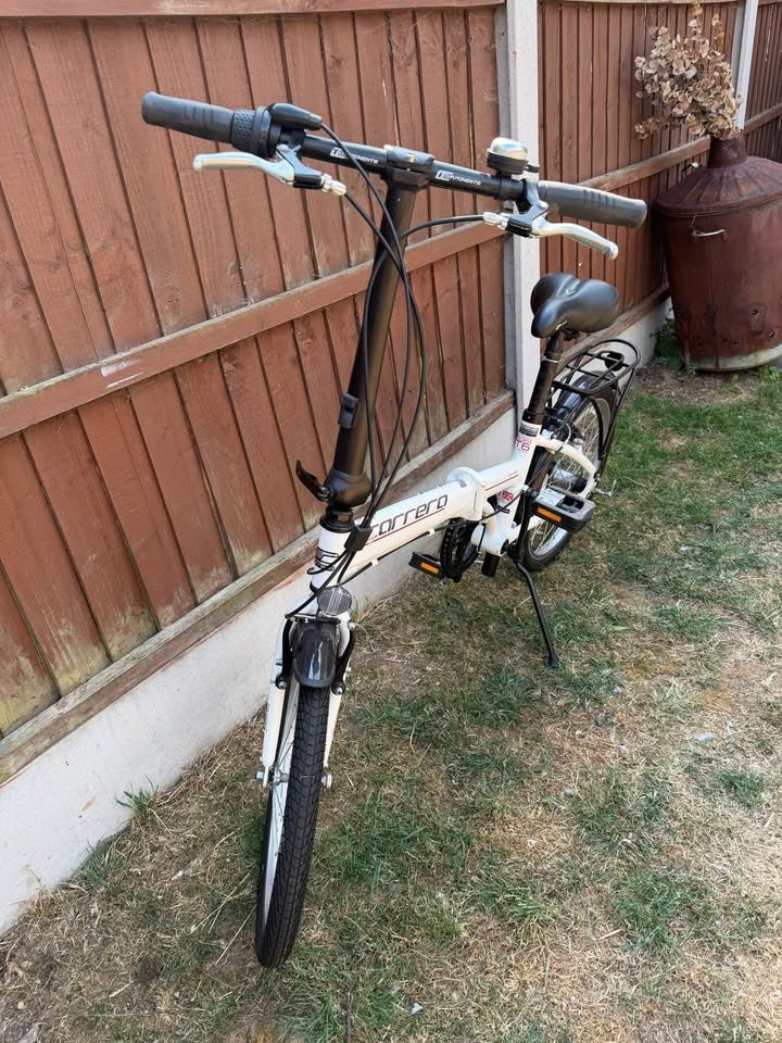 Carrera Transit 20'' 3-Speed White Lightweight Folding Bike