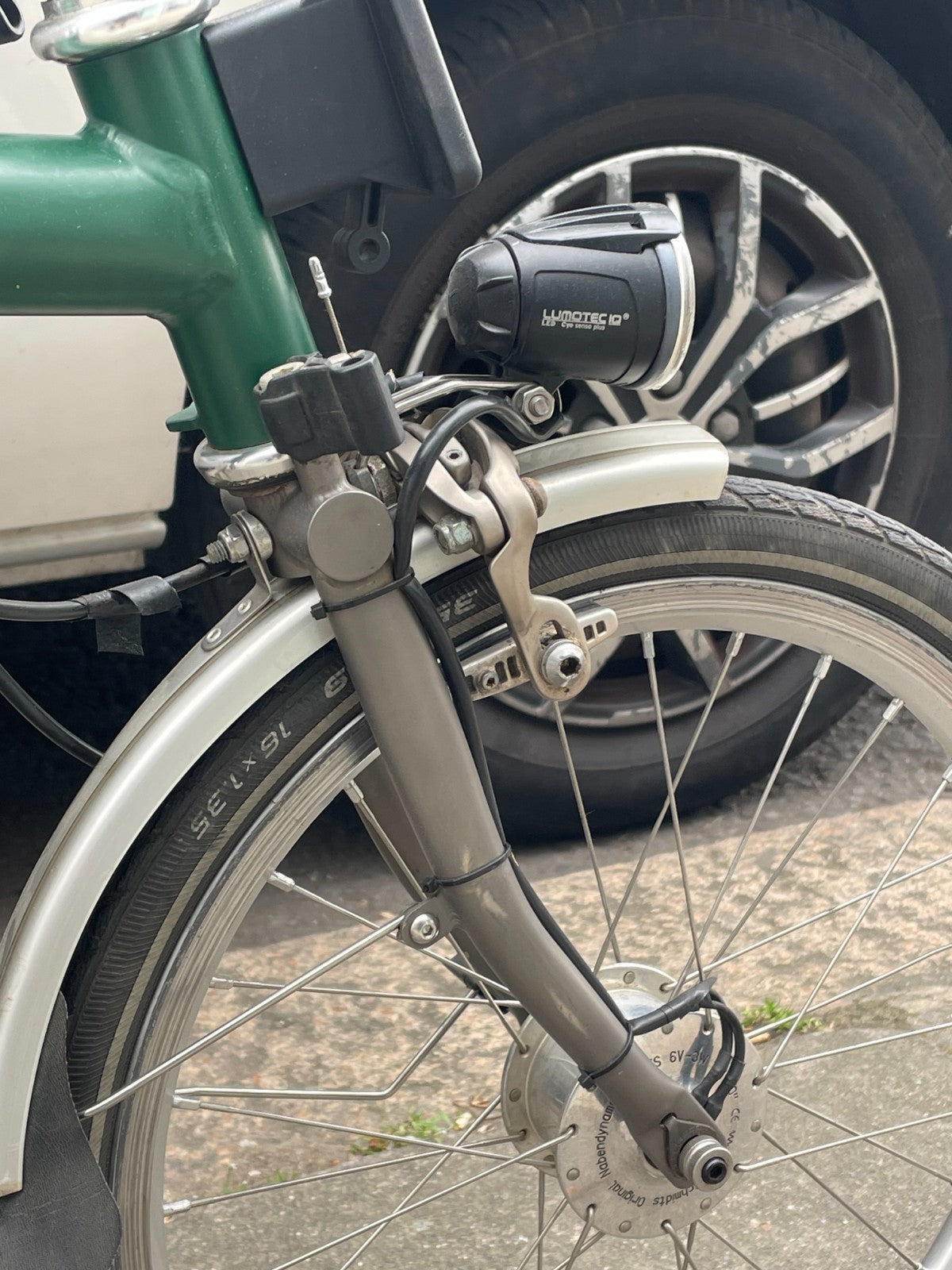 Brompton Folding Bike M6L - Superlight (P-Line) - Racing Green - Dynamo Lights
