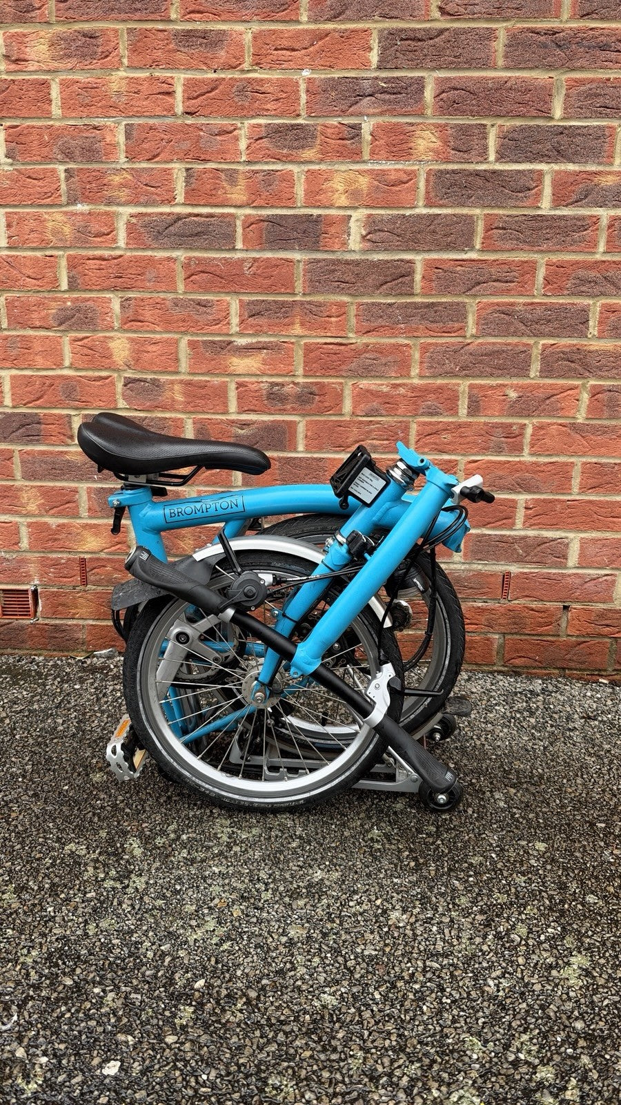 2016 brompton S3R 3 speed blue folding bike