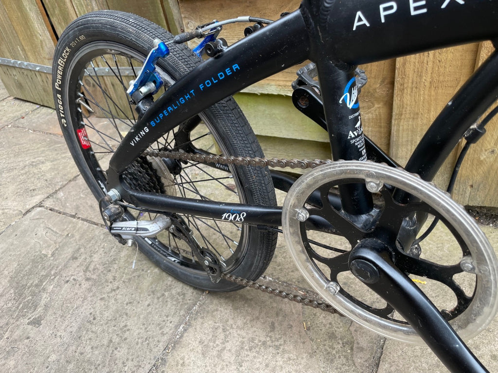 Viking Apex 8 speed folding bicycle with 20" wheels + upgrades