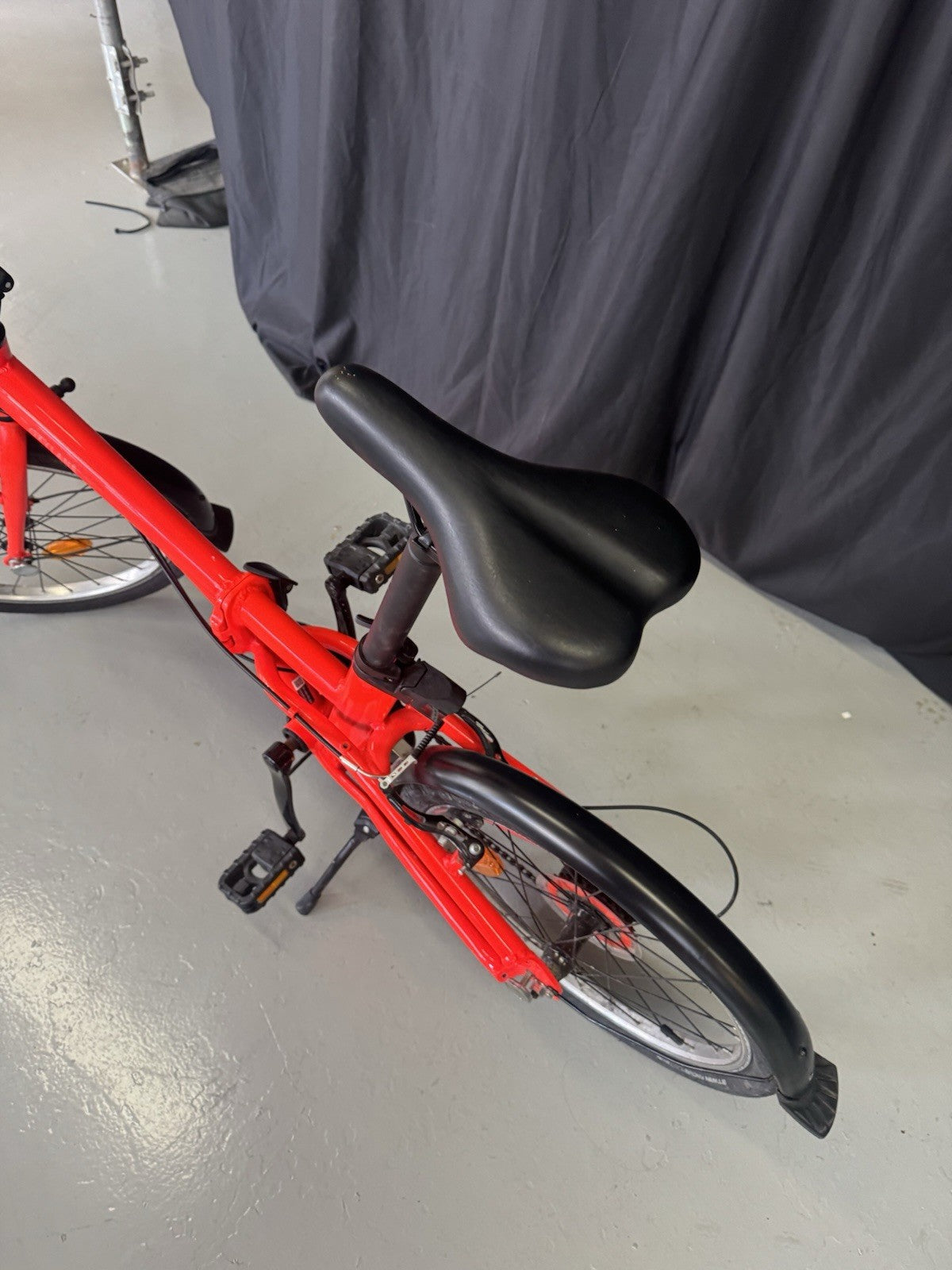 Oxylane Tilt 500 Foldable Bicycle Orange 7-Speed