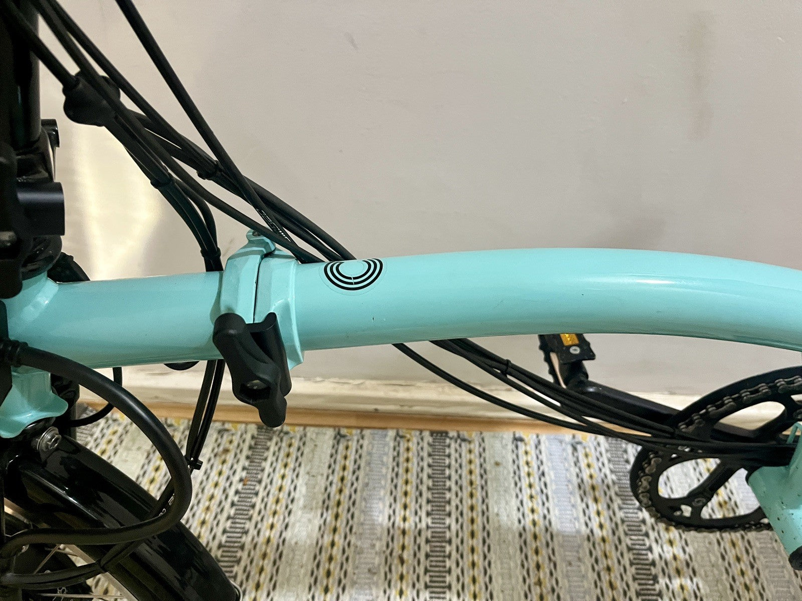 Brompton Bike 6 Speed elctr, Turkish Green, Hardly Used